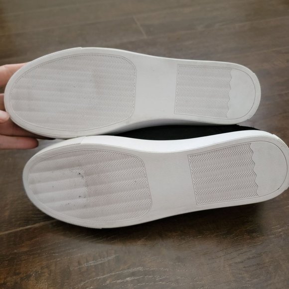 Steve Madden Sneaker Claud Zip Mid Top Black Suede Women's 11 - Picture 9 of 10